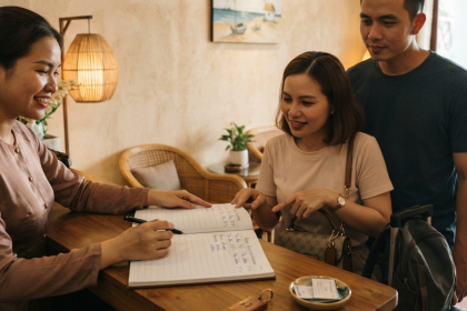 Đặt phòng Long Hải nên xác nhận ngày nhận và trả phòng như thế nào?
