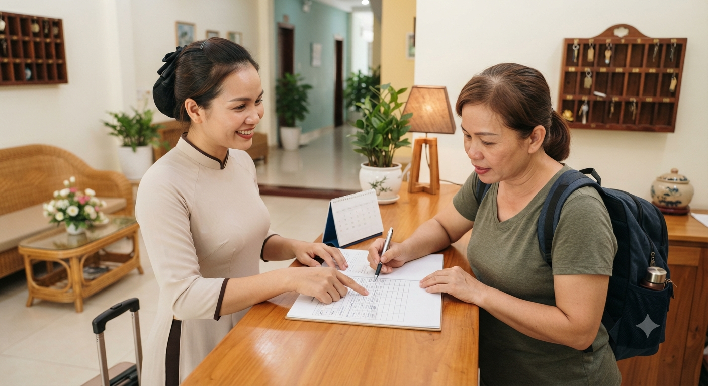 Vì sao cần xác nhận lại ngày nhận và trả phòng khi đặt phòng Long Hải?